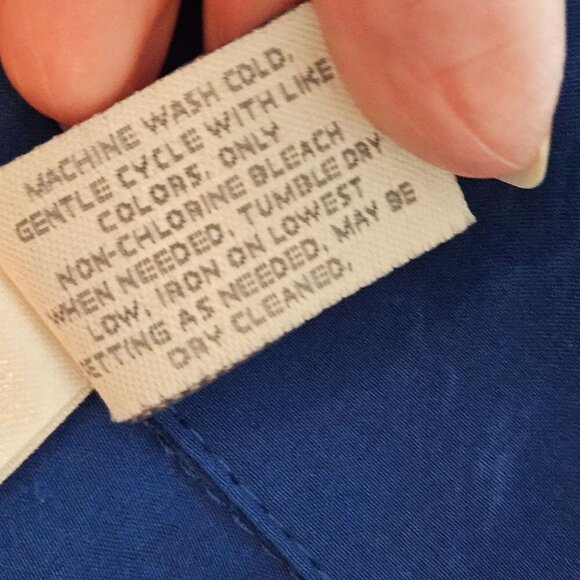 CHICO'S Zenergy Blue Zipper Gathered Front Detail Light Jacket Size Large 12 (2) - Picture 6 of 11